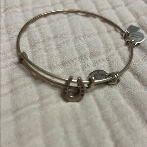 Silver Horseshoe Charm Bracelet